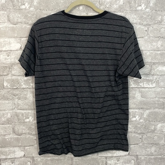 Blue Sol Striped Vneck Tee - Picture 3 of 4